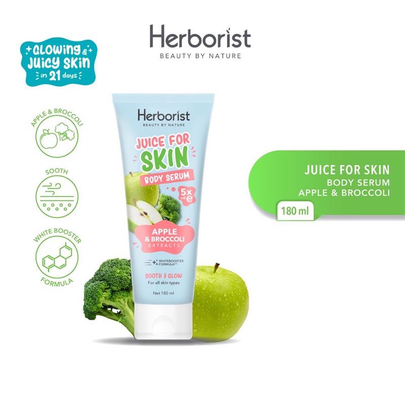 Herborist Juicy For Skin Body Serum Exfoliating Gel Scrub 150ml Original