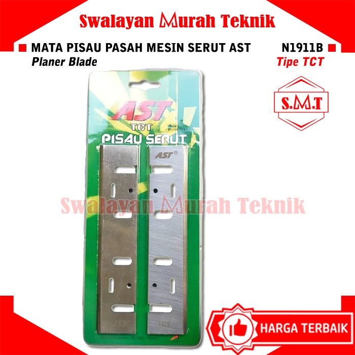 AST 1911B Planer Blade TCT Mata Pisau Pasah Mesin Serut Kayu 110mm