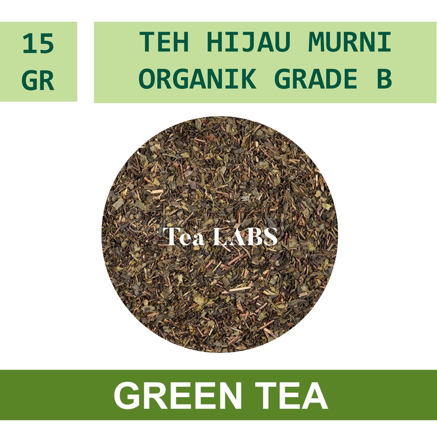 

Green Tea Organic Grade B / Teh Hijau Organik / Standing Pouch