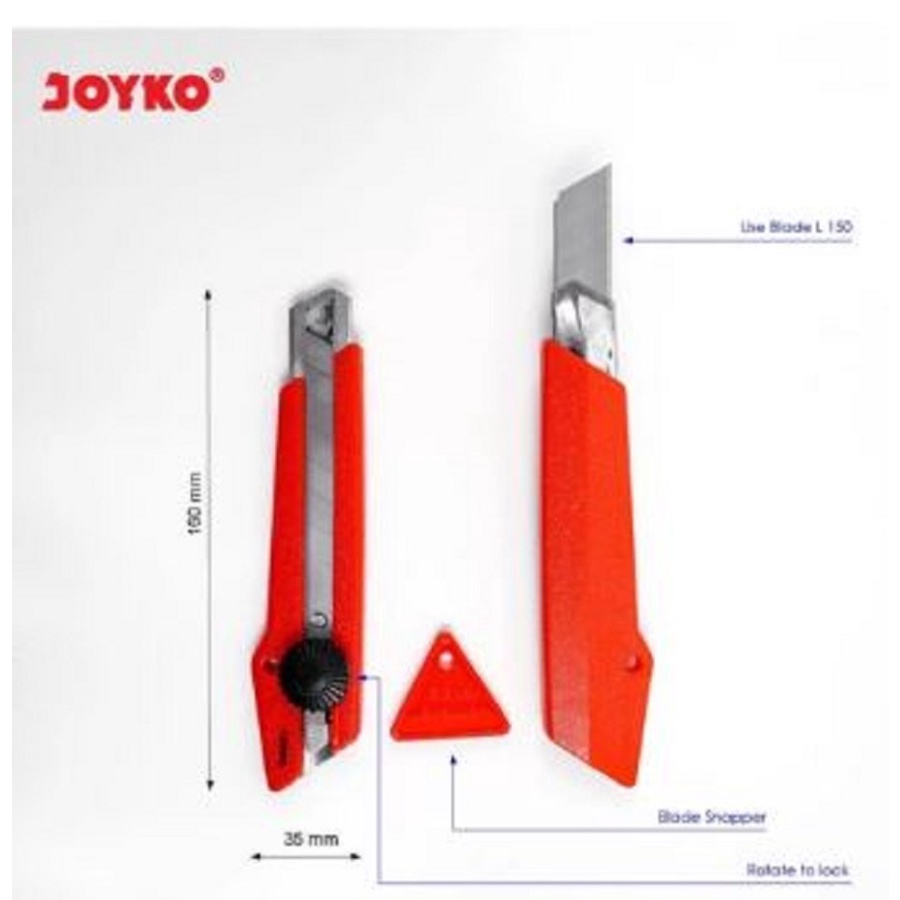 Cutter Besar JoykoO L-500 Pisau Pemotong Mata Pisau Potong Gunting