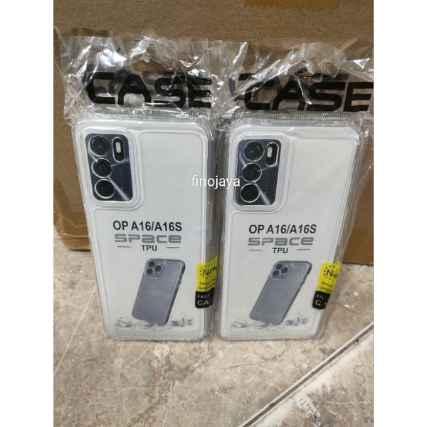 Softcase Oppo A16 A16S silikon Casing Selicon Case Bening Transparan Terasfaran Pelindung Pro Camera