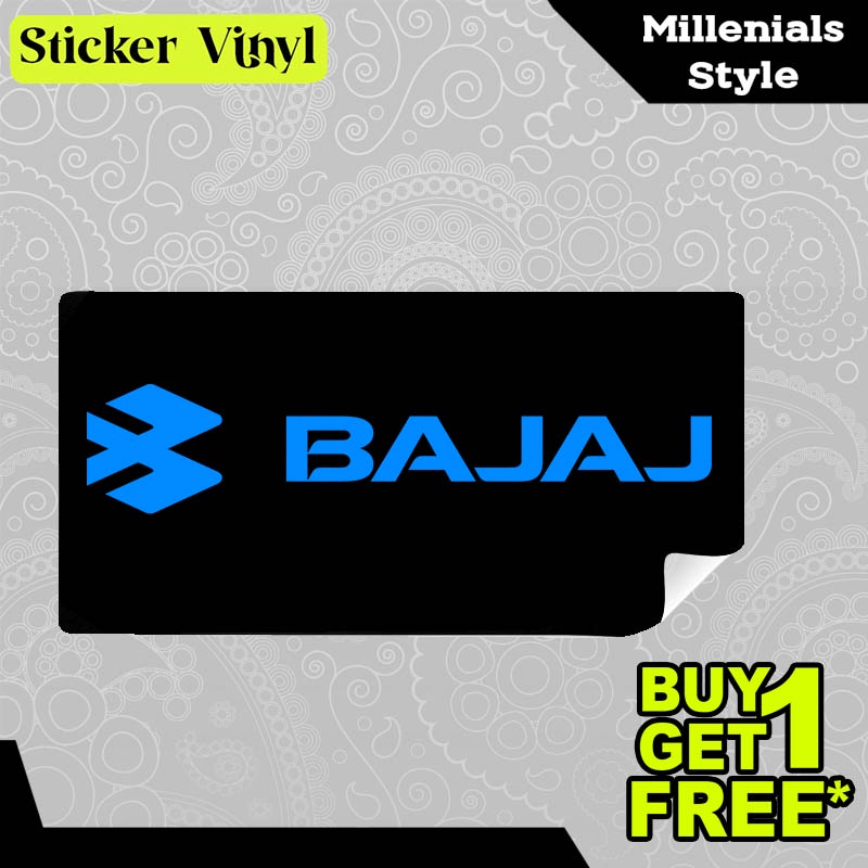 

Stiker Sticker Bajaj Brand Otomotif Terkenal Gambar Unik Desain Keren dan Kekinian Aesthetic Bahan Vinyl Satuan Anti Air