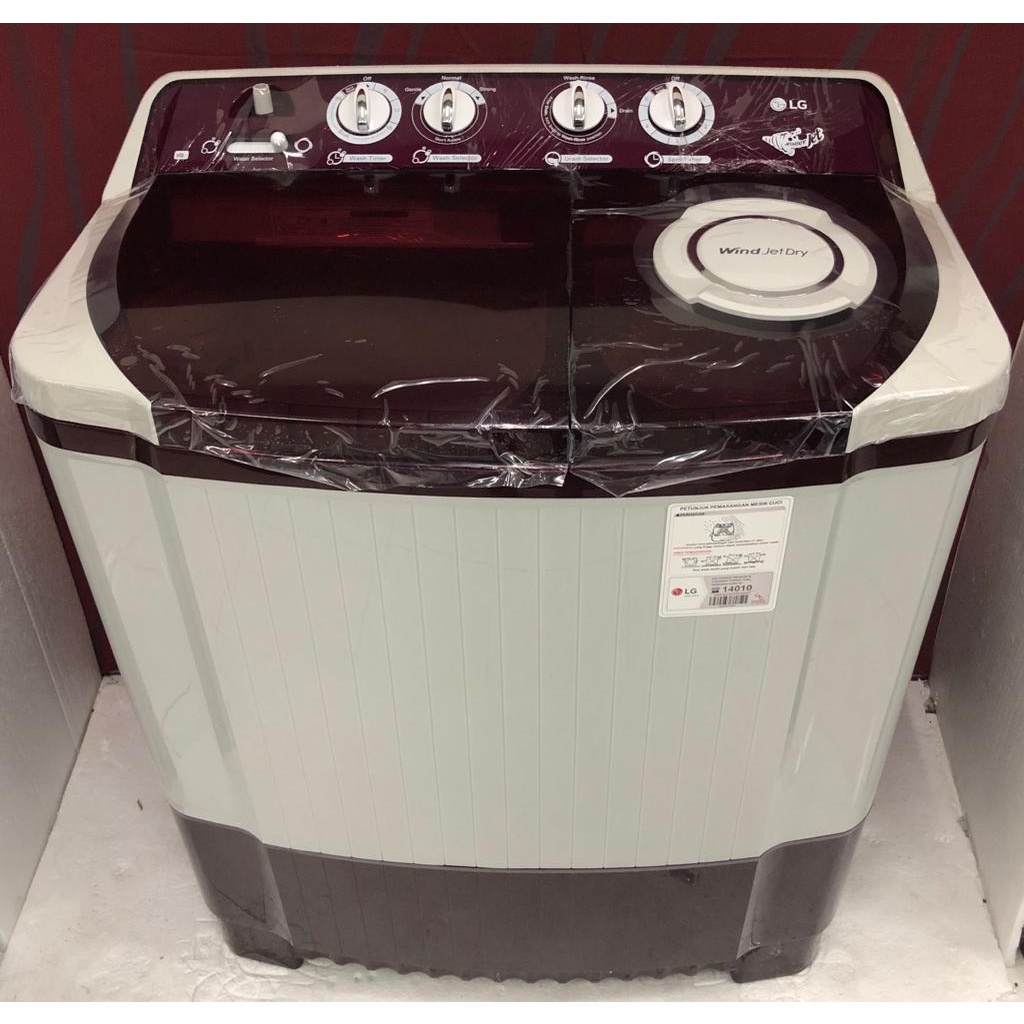 MESIN CUCI 2 TABUNG LG 9KG P9050R / P 9050RTB / P9050R 9KG TWIN TUBE