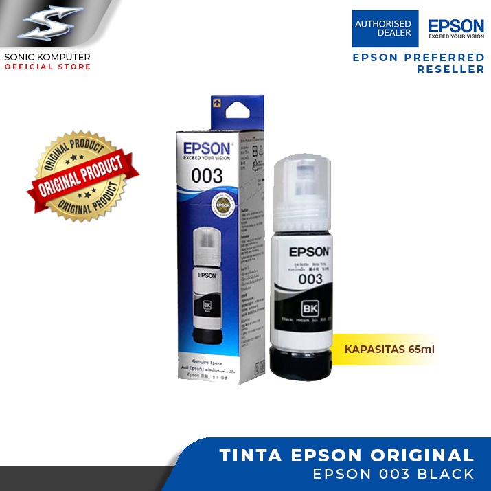 Tinta EPSON T 003 Black Cyan Magenta Yellow Original