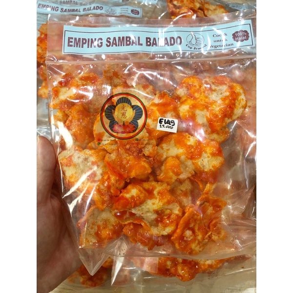 

Emping Sambal Balado Vegetarian Cap Jempol Halal
