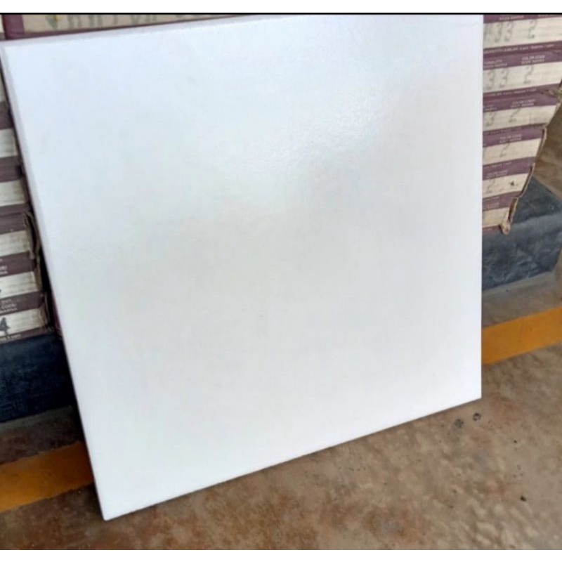 KERAMIK LANTAI POLOS PUTIH 40X40 KW1