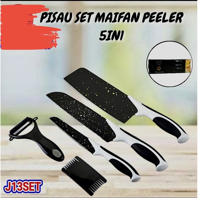 SET PISAU DAPUR ISI 5PCS