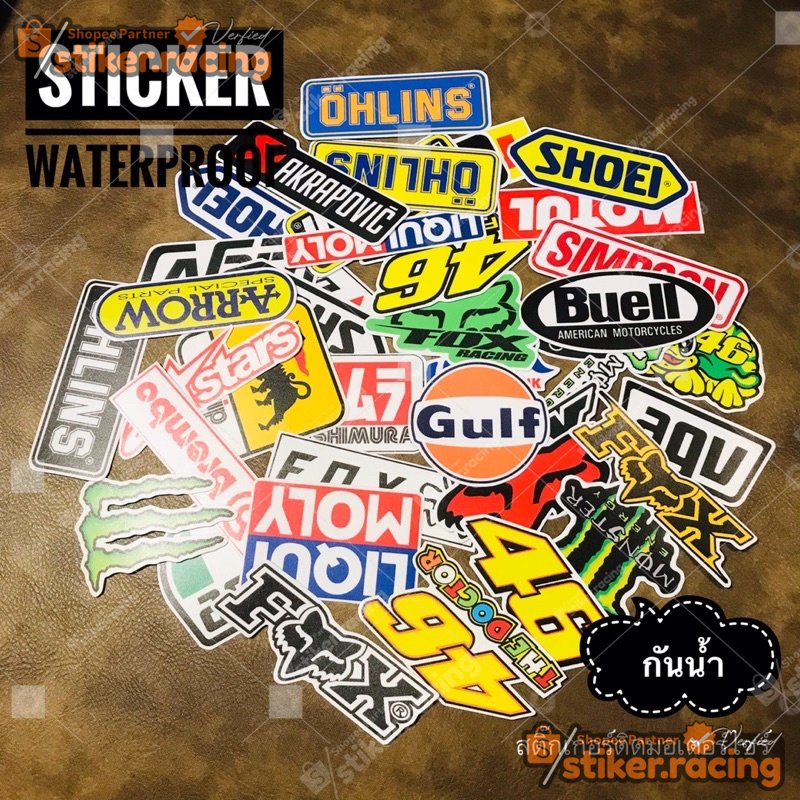 STIKER LOGO MOTOR RACING STIKER VIRAL MOTO GP KEREN