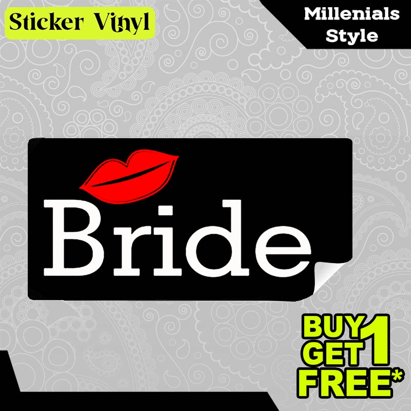 

Stiker Sticker Bride 2 Gambar Unik Desain Keren dan Kekinian Aesthetic Bahan Vinyl Satuan Anti Air