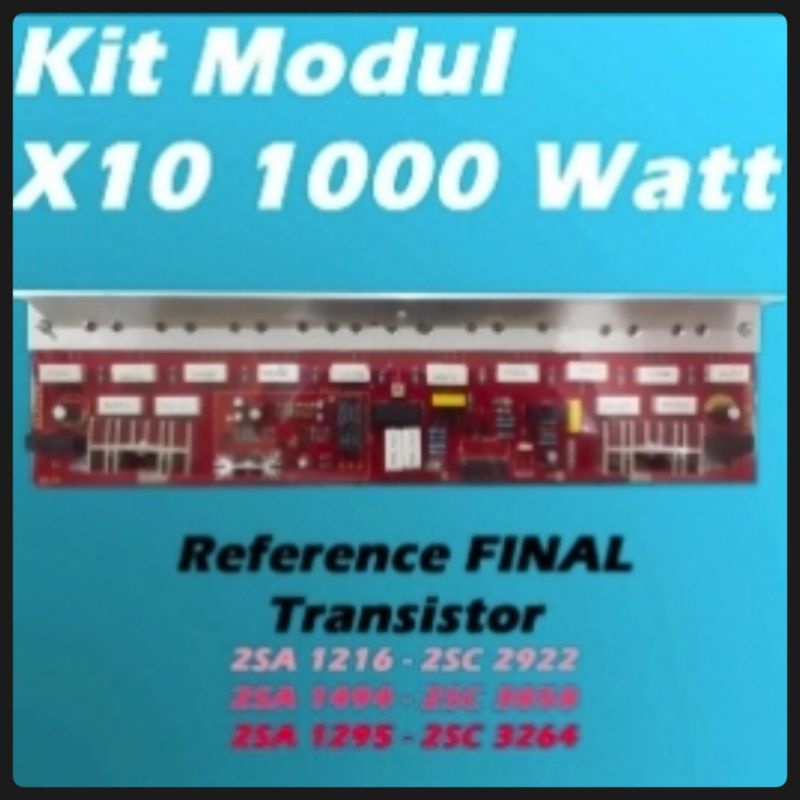 Kit Module X10 (Power Amplifier Mono Block 1000watt)