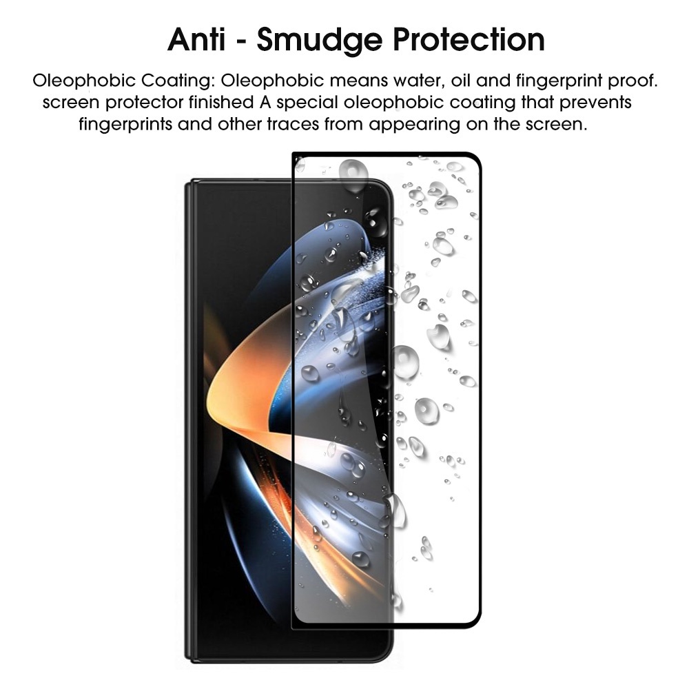 Pelindung Layar Tempered Glass Anti Gores Untuk Samsung Galaxy Z Fold 4