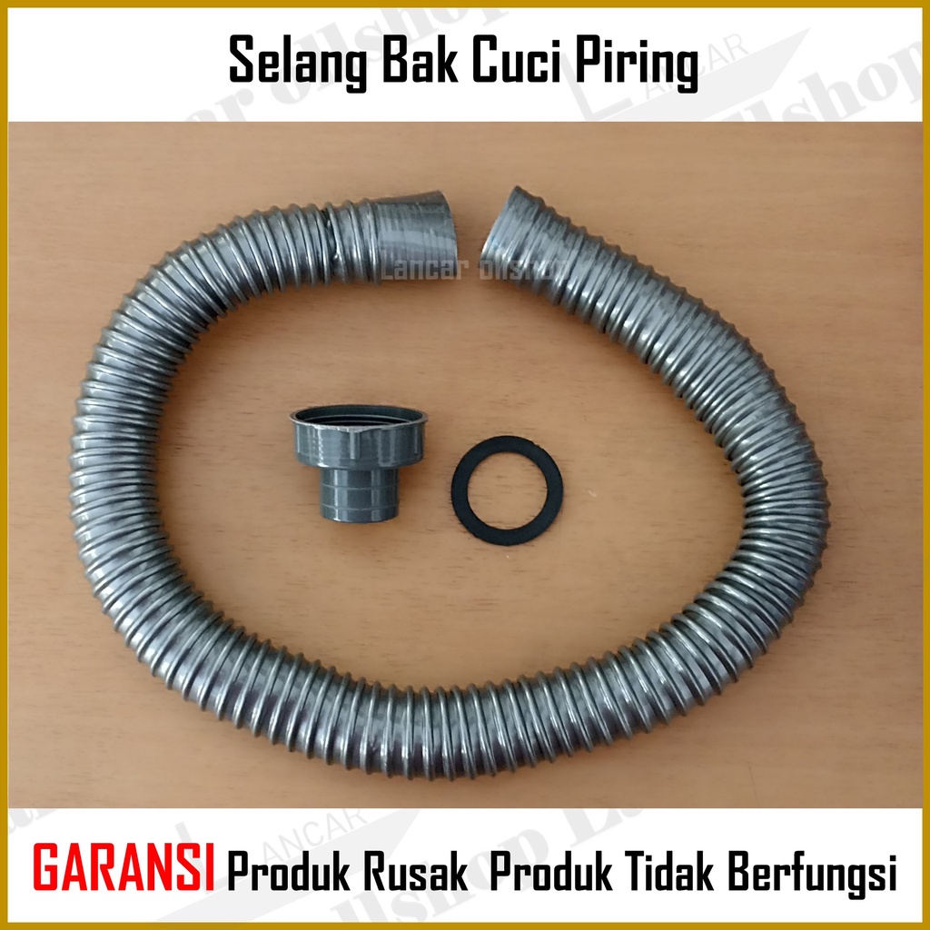 Selang Bak Cuci Piring Wastafel / Selang Afur Pembuangan Bak Cuci Piring Wastafel Plasti PVC