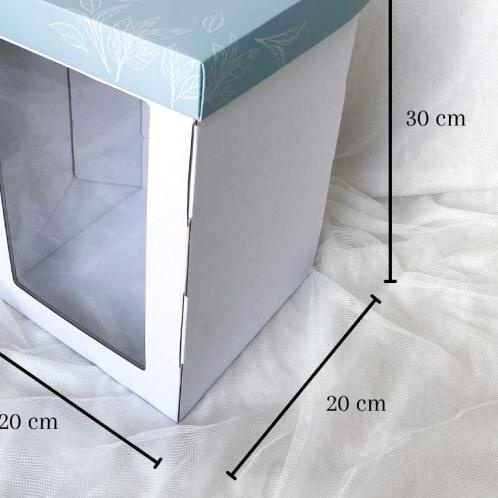 

Tall Cake Box Kardus / Kotak / Dus Kue Tinggi 20x20x30