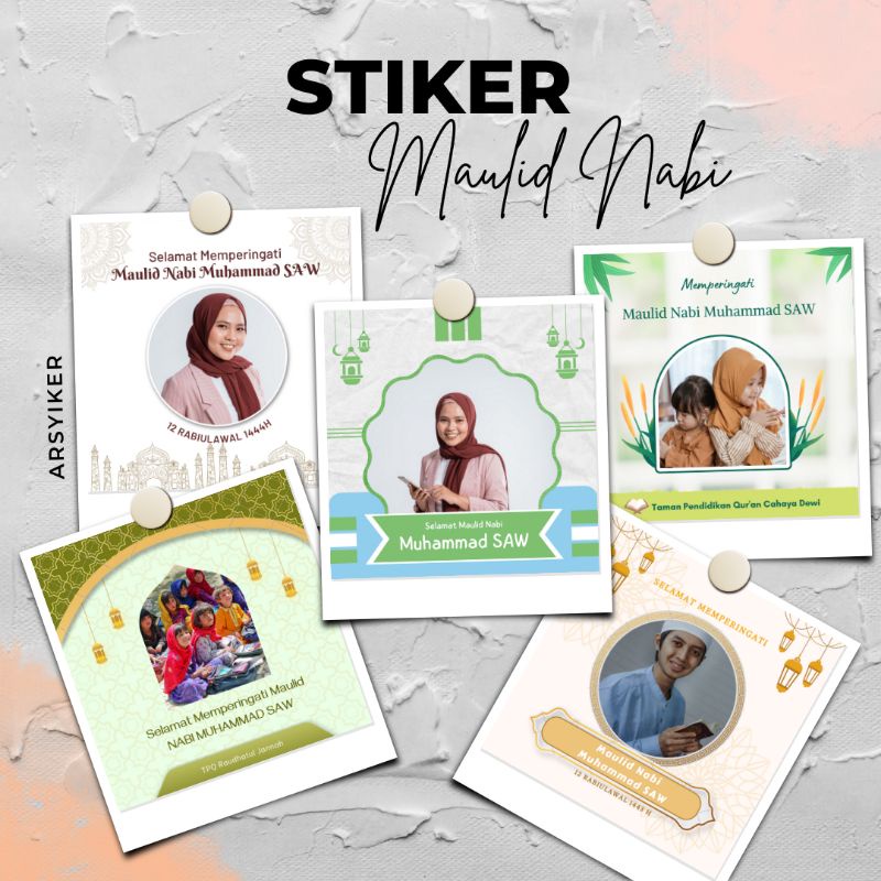 

Sticker Stiker Nasi Kotak Acara Maulid Nabi / Acara Apapun (Bisa Request)