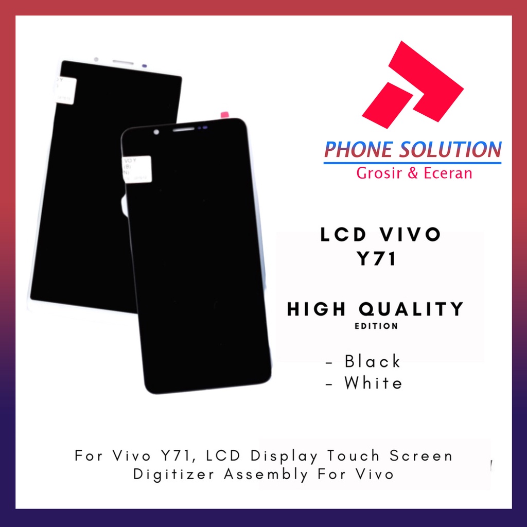 LCD Vivo Y71 ORIGINAL 100% Fullset Touchscreen // Supplier LCD Vivo - Garansi 1 Bulan