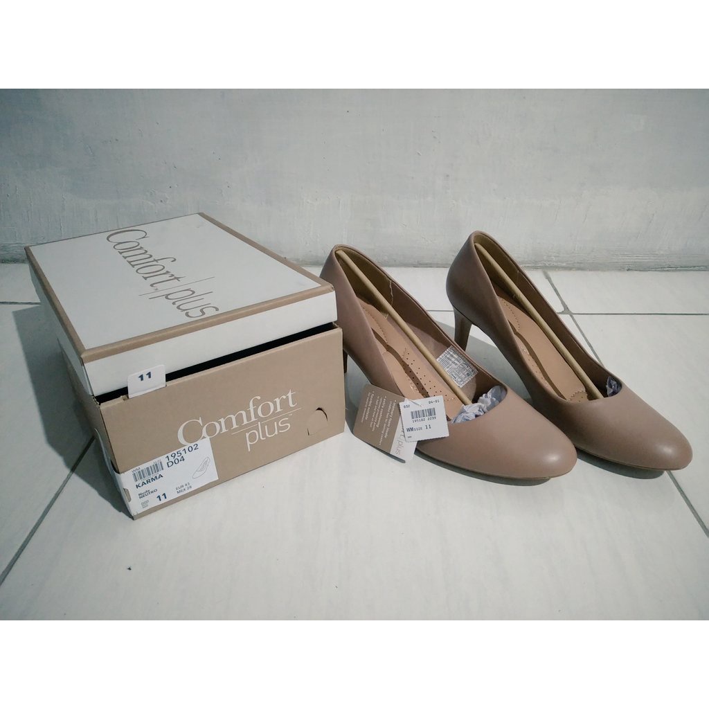 Sepatu Wanita Heels Comfort Plus Karma Nude US-11/EU-43