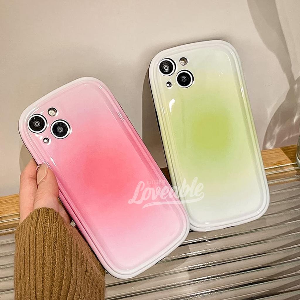 Rainbow flat gradient case Iphone for x xs max xr 11 12 pro max