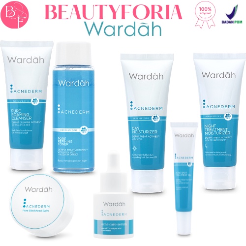 Wardah Acnederm Series SET (7 Items)