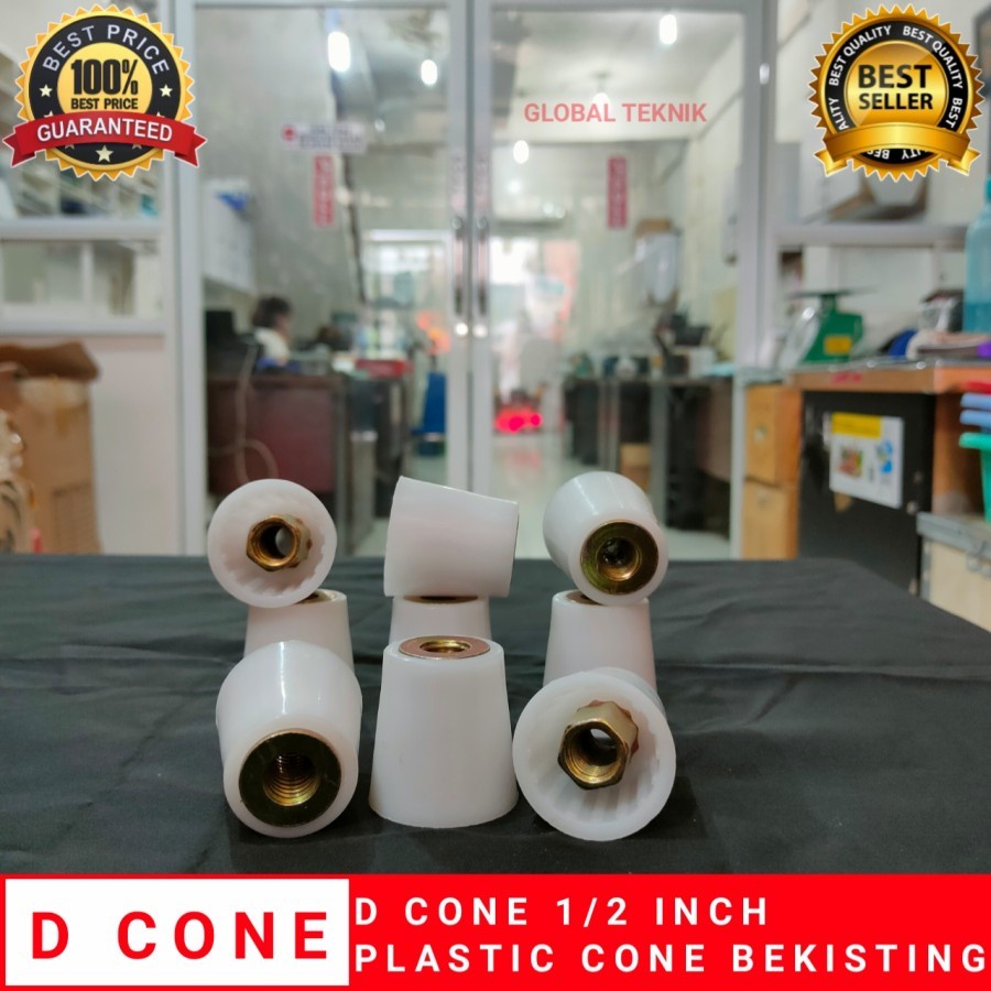Plastik Cone Scaffolding Bekisting 1/2 Inch - D Cone 1/2"