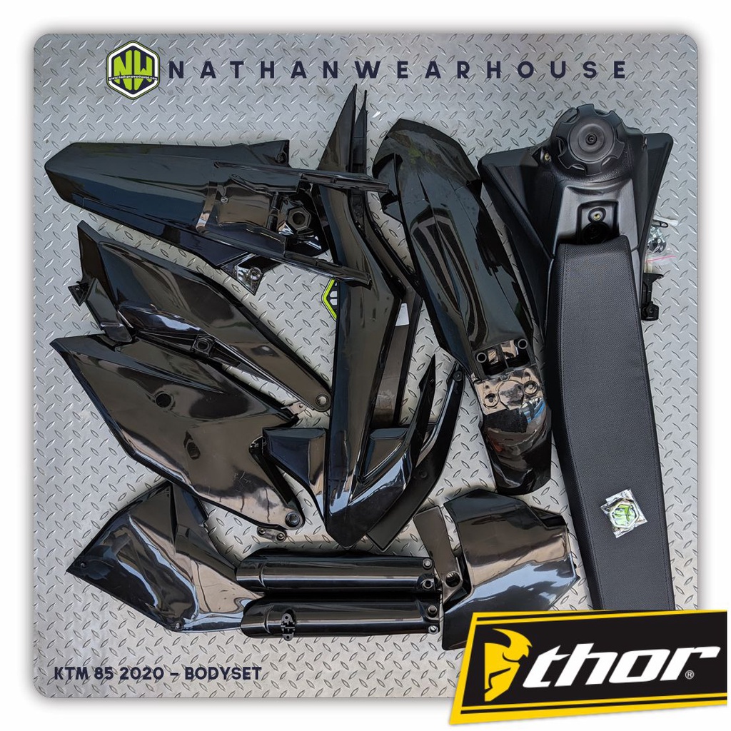 Body Set Cover Bodykit Full KTM 85 2020 lengkap Jok dan Tangki Thor