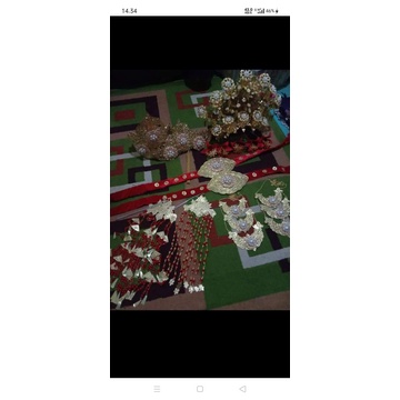 set Mahkota sunting adat Palembang