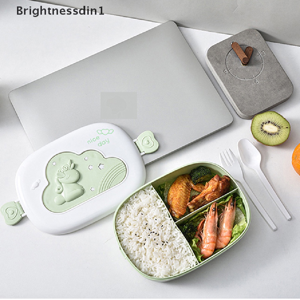 Kotak Makan Siang Bento Portable 1 In 1 Dengan Kompartemen Untuk Piknik