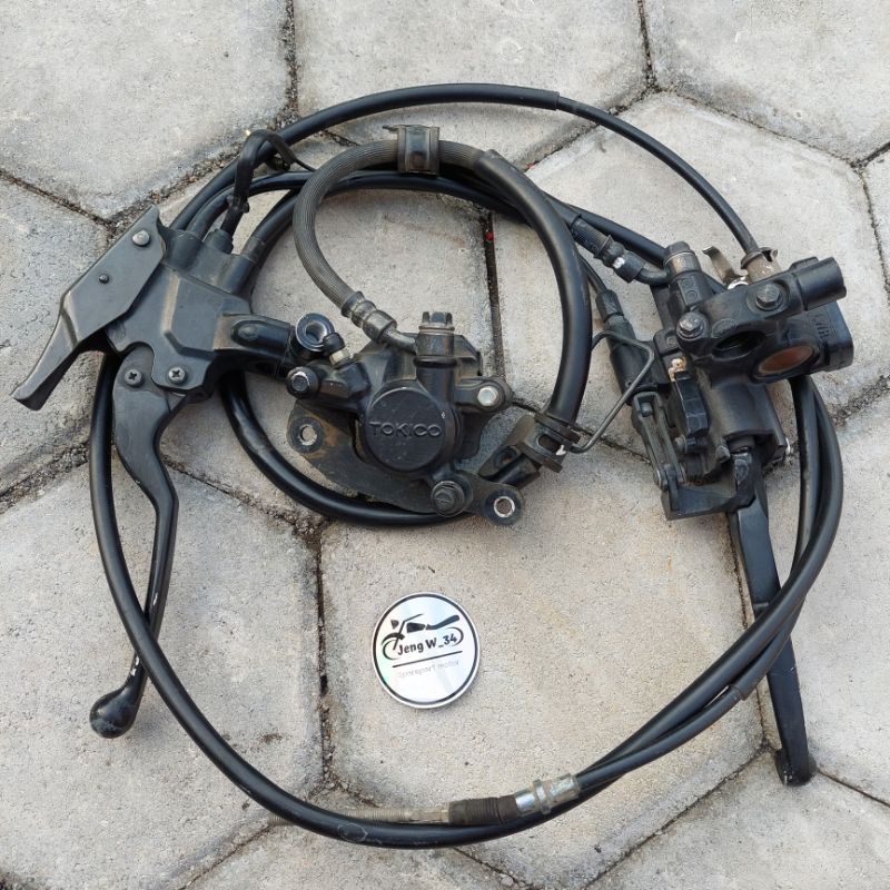 CAKRAM DEPAN FULLSET PENGEREMAN COMBI BRAKE ALL NEW VARIO 125 ALL NEW VARIO 150 ORIGINAL
