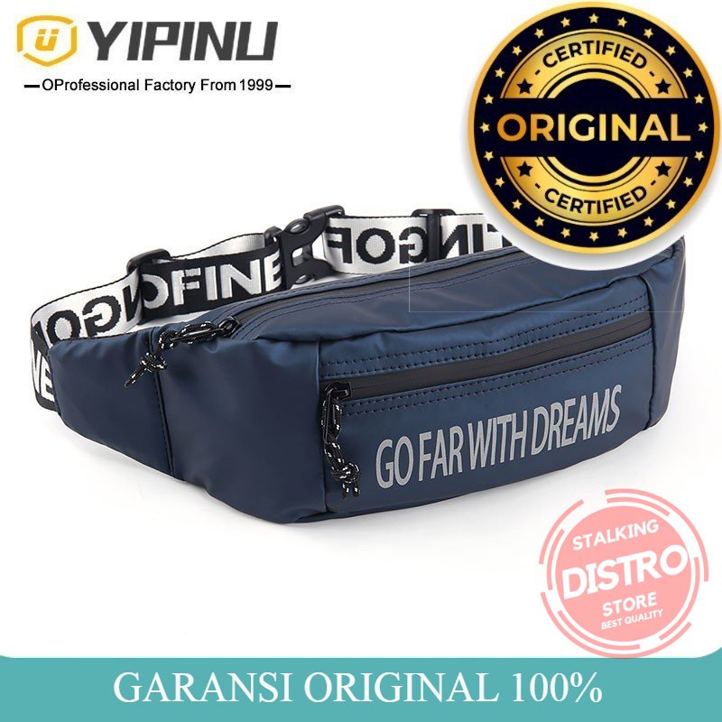 Waist Bag Pria YIPINU YQM-D ORIGINAL TINGOFINE Waist Bag Pria Tas Selempang Pria Waterproof