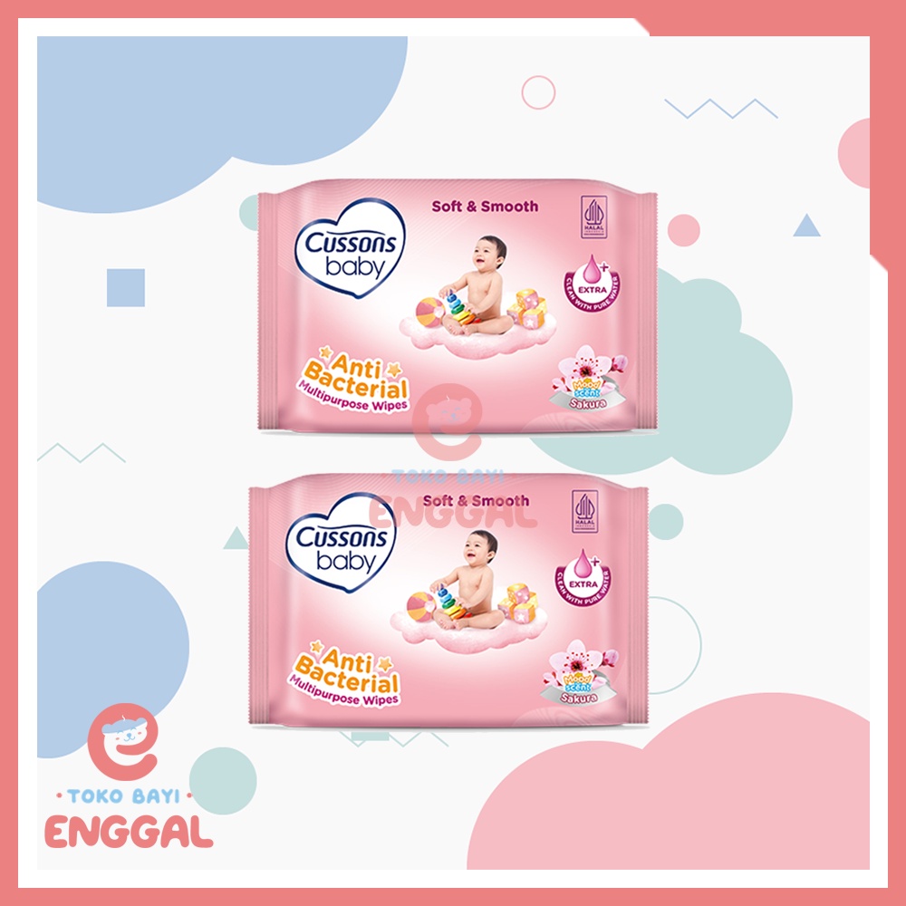 2pcs Cussons Baby Wipes 45s NEW (Buy 1 Get 1)