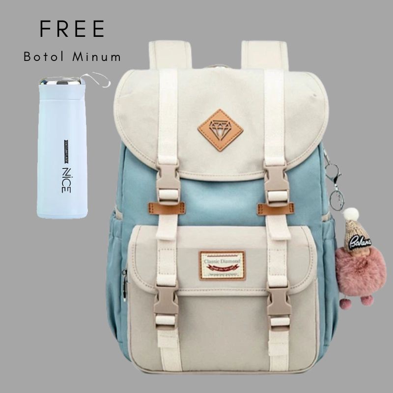 10.10DISTRO Klub New Arrival - Tas Sekolah IAC Backpack Up to - Tas Pria Tas Wanita Daypack SD SMP SMA /Ransel Double Decker-Kantong Anak-Tas Sekolah Anak Perempuan-Tas Korean Style Wanita-Tas Sekolah Remaja -Tas Ransel  COD-Toska free Botol