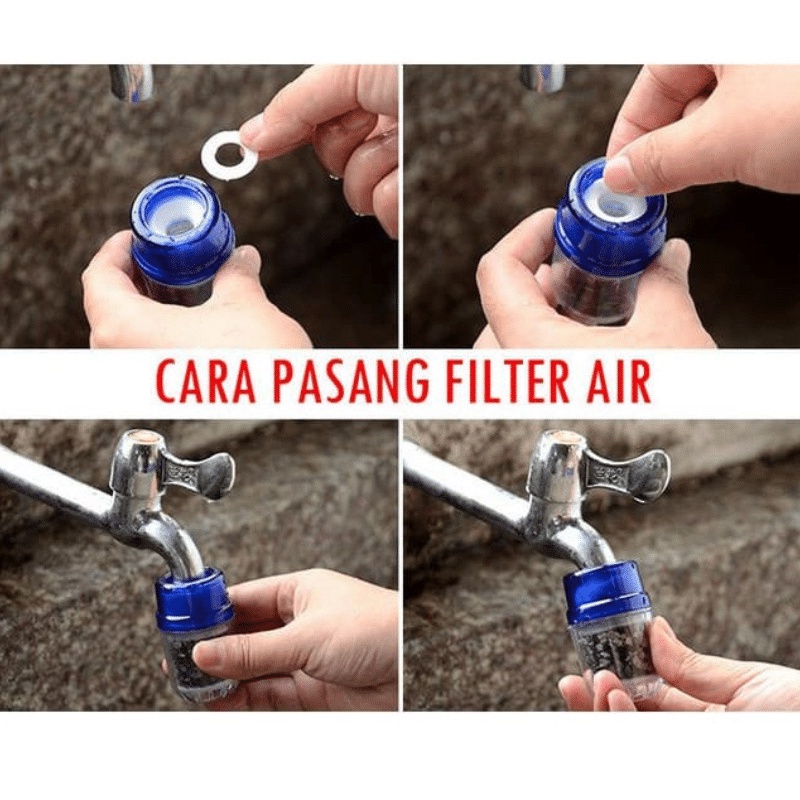 ANG SAMBUNGAN KRAN SARINGAN AIR BATU MEDICAL STONE / KRAN WATER FILTER AIR PURIFIER