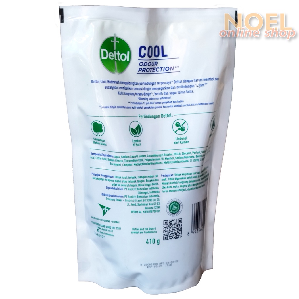 𝗗𝗲𝘁𝘁𝗼𝗹 𝗥𝗲𝗳𝗶𝗹𝗹 𝗕𝗼𝗱𝘆𝘄𝗮𝘀𝗵 𝟰𝟭𝟬 𝗴𝗿 Dettol Sabun Cair  410gr