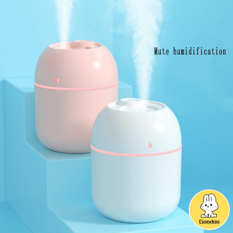 Ultrasonic Air Humidifier 7C Lampu Led Meja Meja Mini Portabel USB Alat Penyemprot Minyak Esensial Aroma Diffuser -Doo