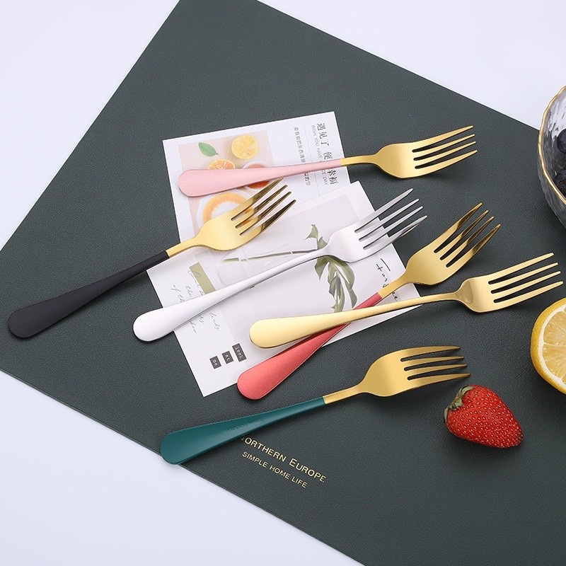 KOREAN GARPU AESTHETIC/GARPU STAINLESS COLORFUL/GARPU CANTIK