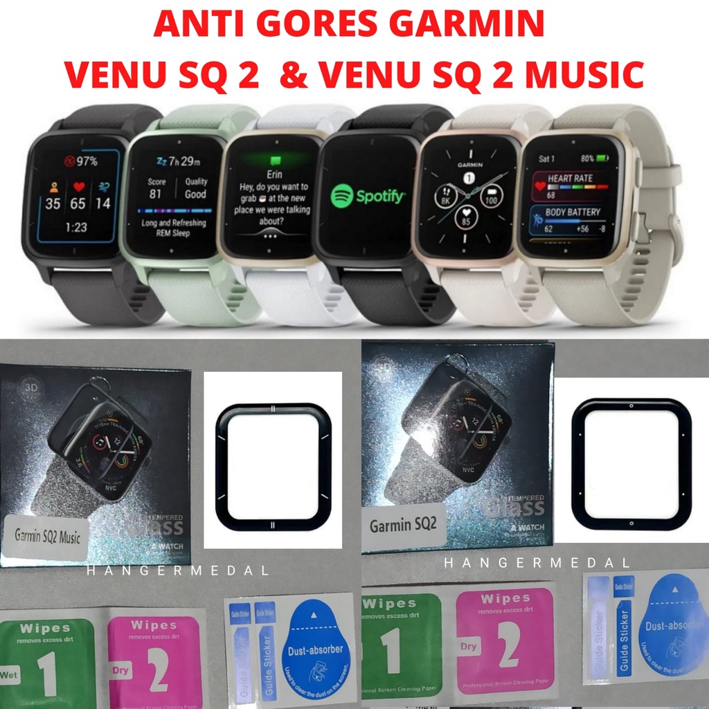 Anti Gores GARMIN VENU SQ 2 MUSIC SQ2 Pelindung Layar HYDROGEL