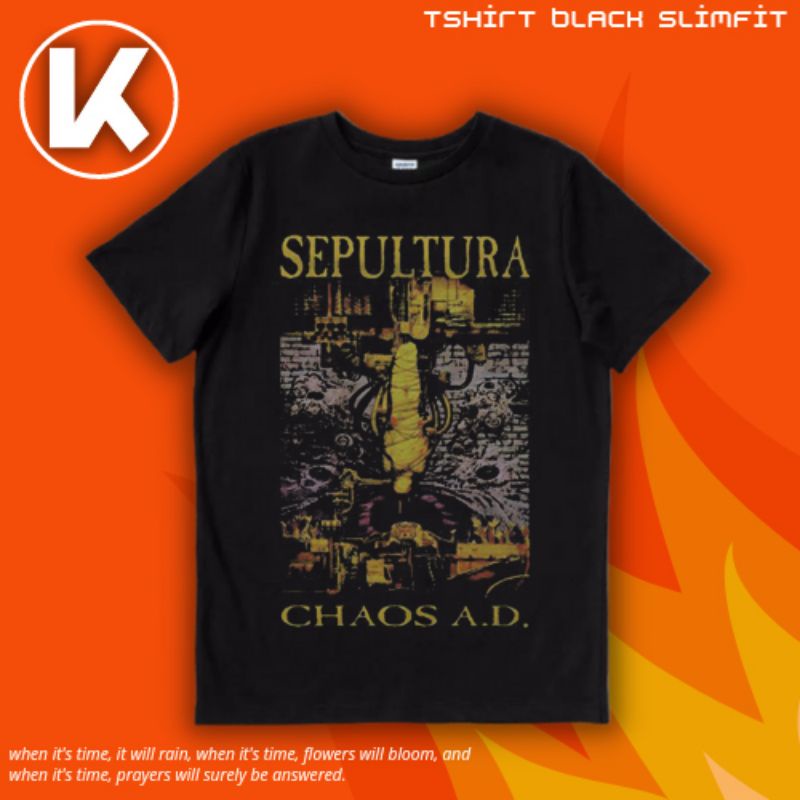 KAOS BAND SEPULTURA CHAOS A.D | KAOS | T SHIRT | SEPULTURA