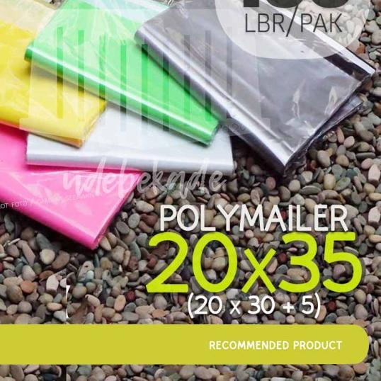 

Polymailer plastik packing 20x30 isi 100 lbr double layer premium look - KUNING TERANG