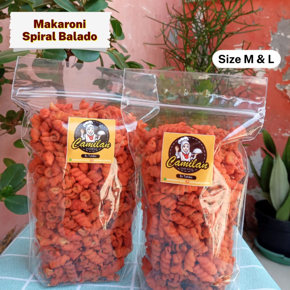 

MAKRONI SPIRAL PEDAS BALADO KEMASAN BESAR DAN SEDANG