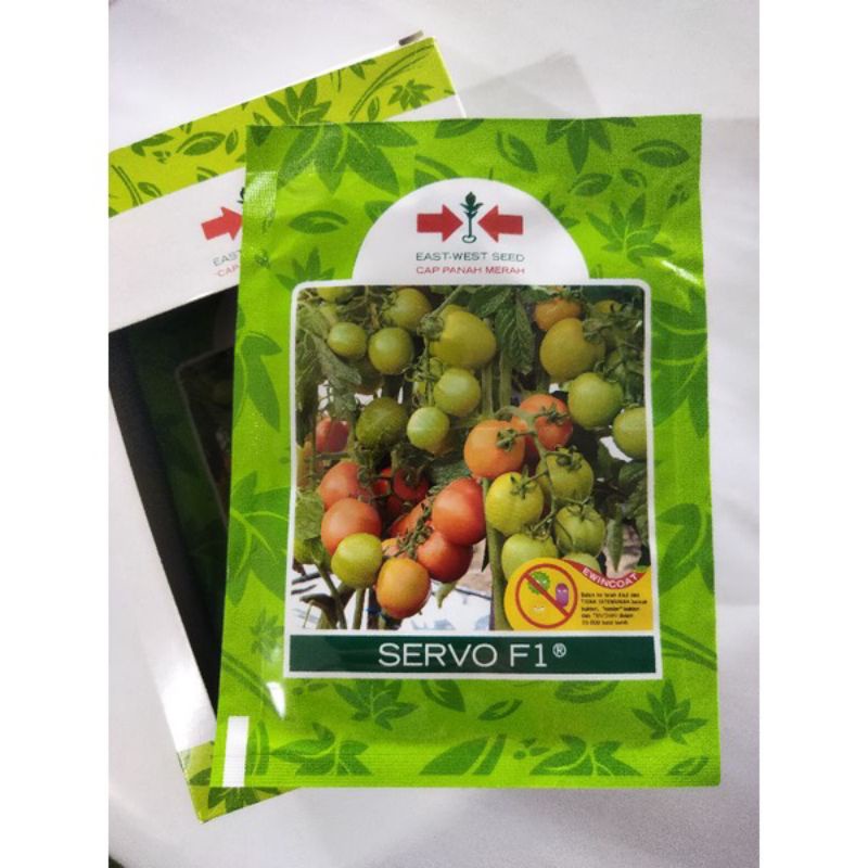 Benih tomat SERVO F1 1750 butir. tomat hibrida cap panah merah