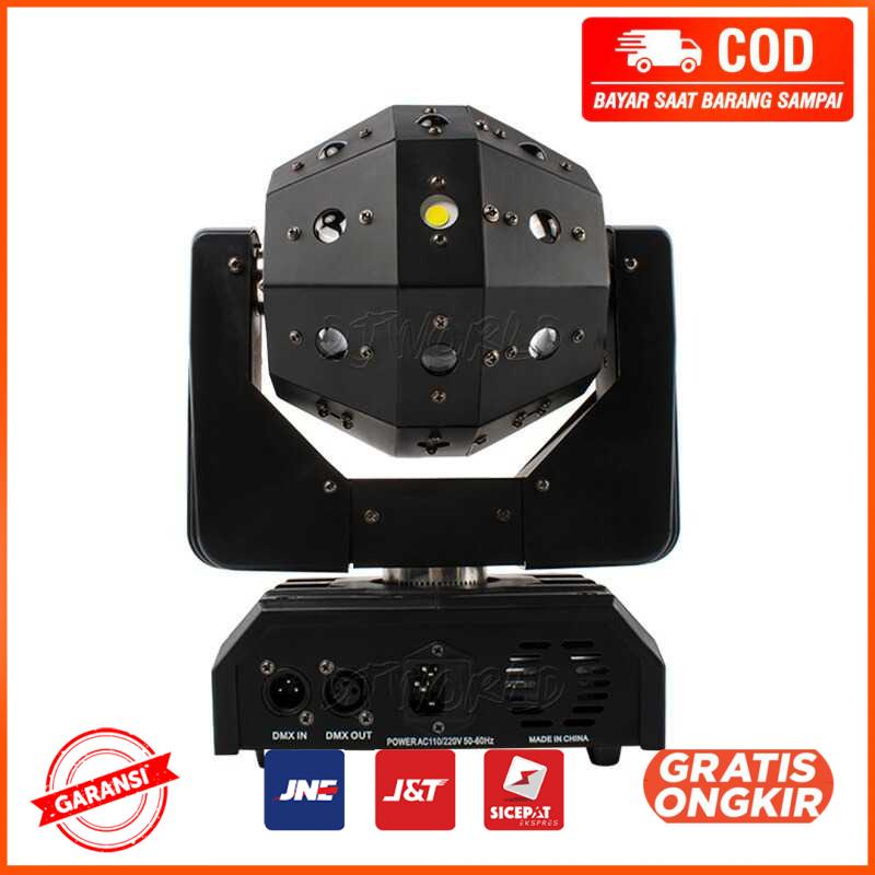 Lampu Sorot Panggung Disco Ball RGB Moving Head DMX 120W - GV120