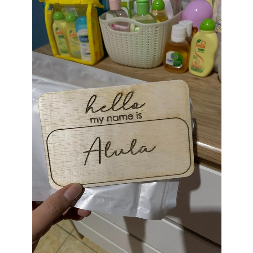Papan Nama Bayi Custom Hospital Board / Custom Papan nama Bayi