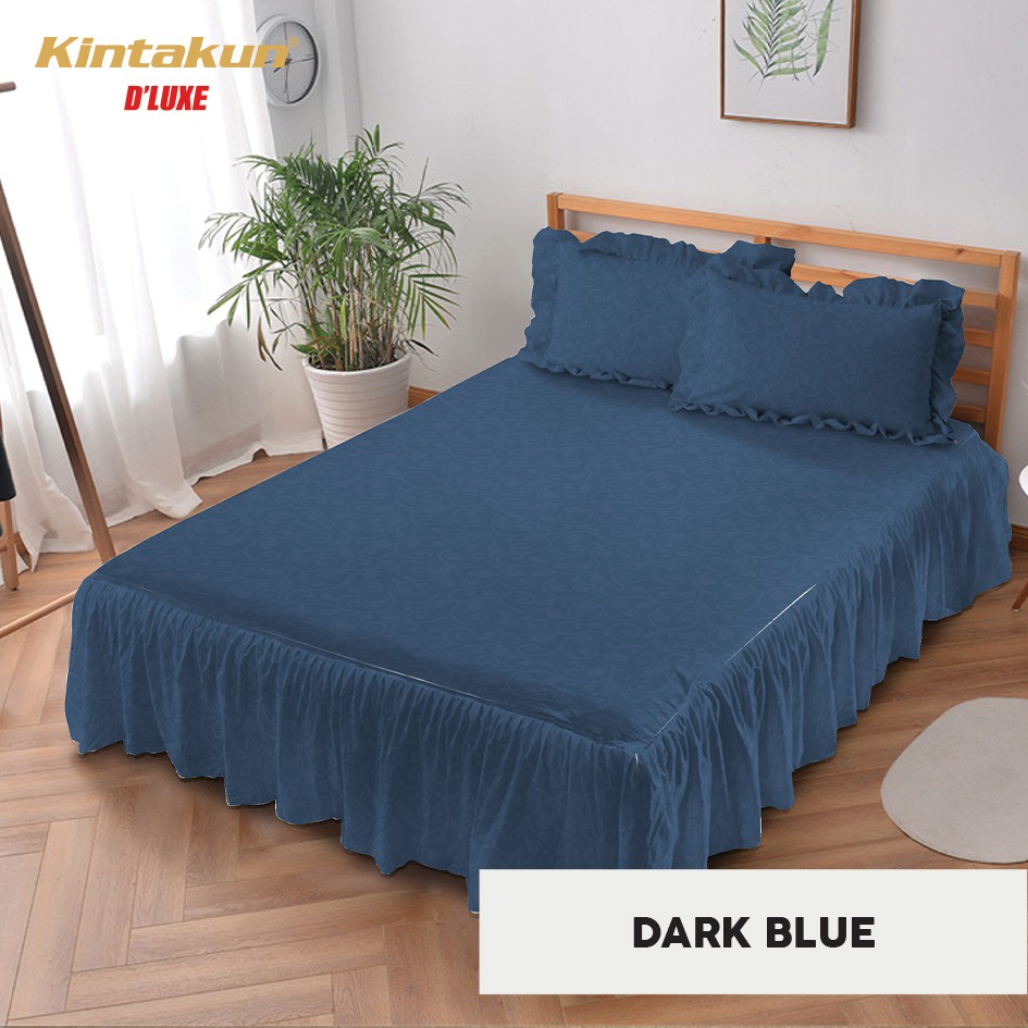 (NEW LIMITED) KINTAKUN - Sprei Seprai Sprey Sepray Rumbai Rumbay Rempel Polos Emboss KINTAKUN DELUXE
