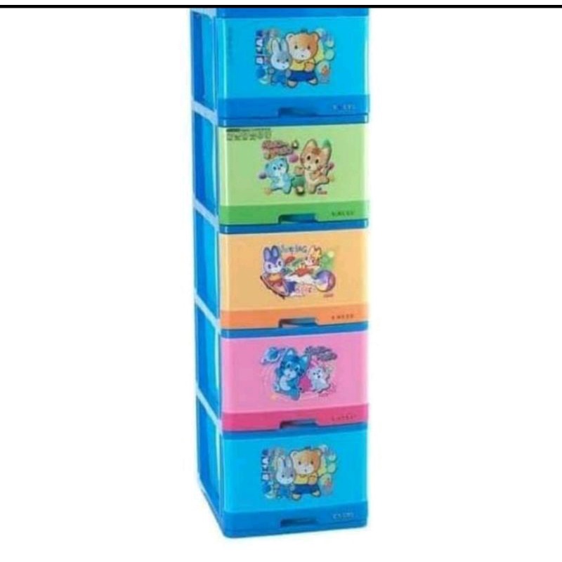 Lemari LionStar  Laci Container Exel 5 Susun Besar