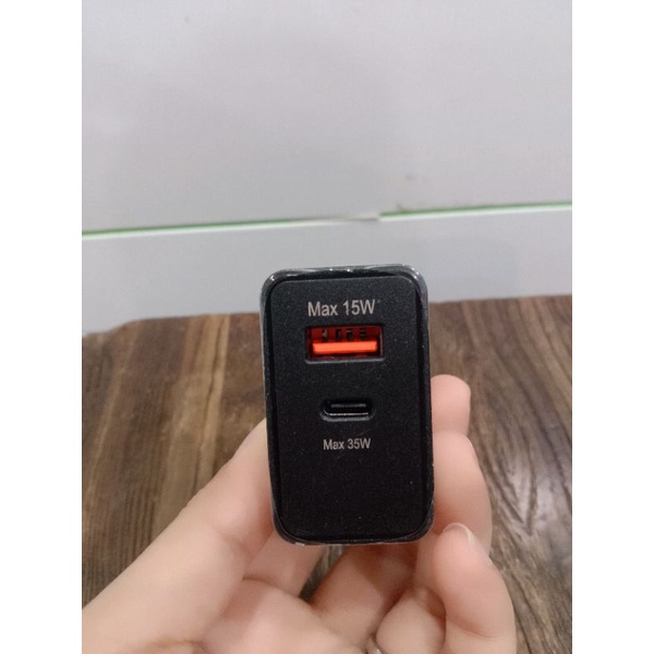 CHARGER SAMSUNG 35W ORIGINAL 2 USB TYPE-C TO TYPE-C
