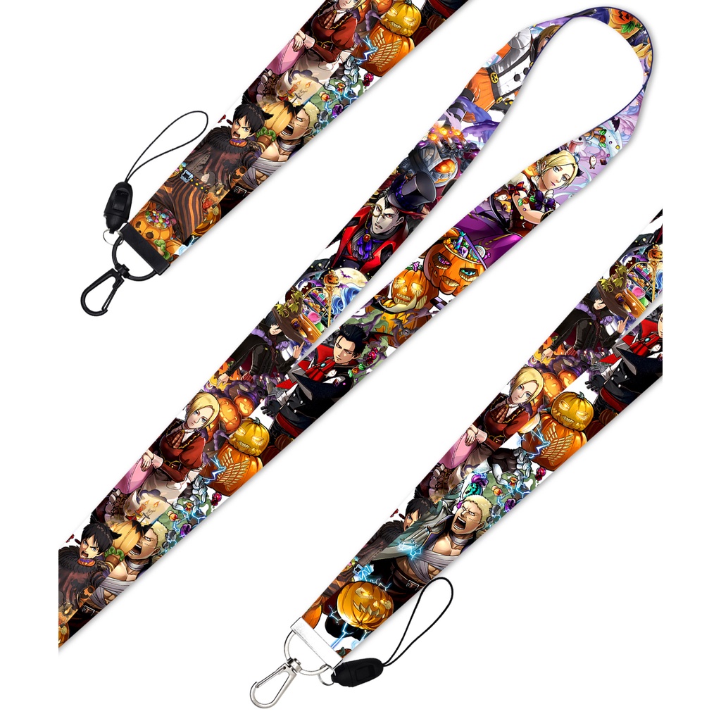 Tali Lanyard Handphone Desain Attack on Titan Untuk Halloween