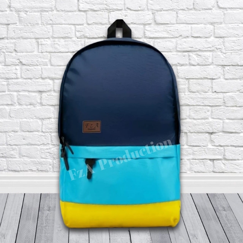 Tas Ransel Distro Kasual Pria Wanita Tas Ransel Laptop Tas Punggung Backpack Original FzA Free Dompet Sakko HP