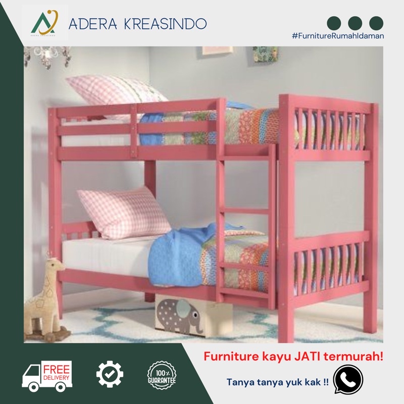 Ranjang tingkat anak / Divan kayu / Tempat tidur anak