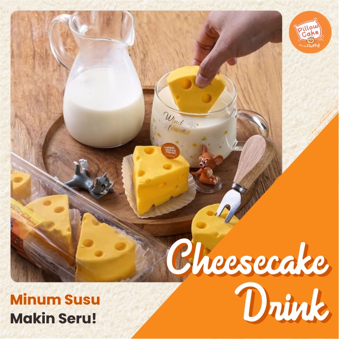 

PILLOW CAKE CHEESE DRINK BANANA