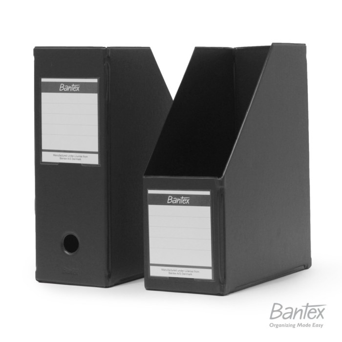 

BOX FILE - MAGAZINE FILE FOLIO 12 CM 4021 10 BANTEX BLACK