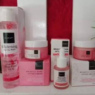 ➟u6 Best Terlaris❆➟ SCARLETT WHITENING 4 IN 1 / SCARLETT WHITENING 1 PAKET LENGKAP / DAY CREAM SCARL
